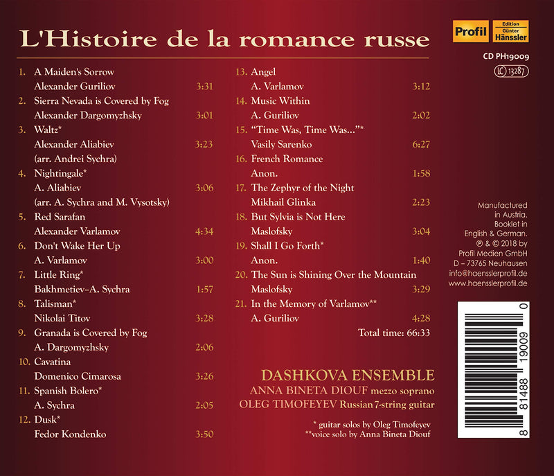L'histoire de la romance russe, Vol. 1