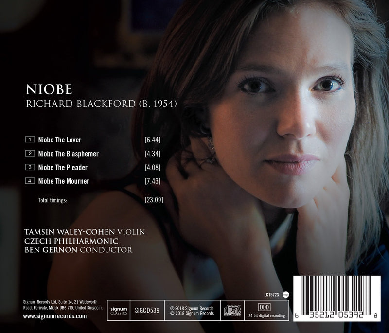 Blackford: Niobe / Waley-Cohen, Gernon, Czech Philharmonic