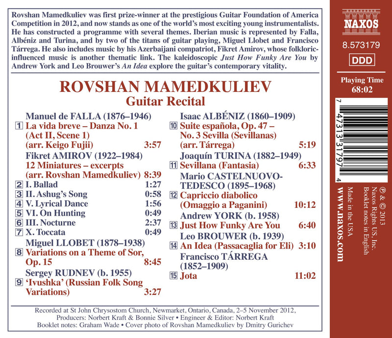 Laureate Series, Guitar: Rovshan Mamedkuliev