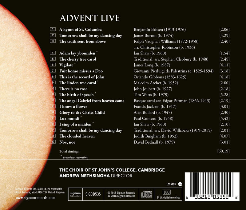 Advent Live / Nethsingha
