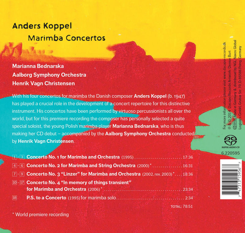 Anders Koppel: Marimba Concertos
