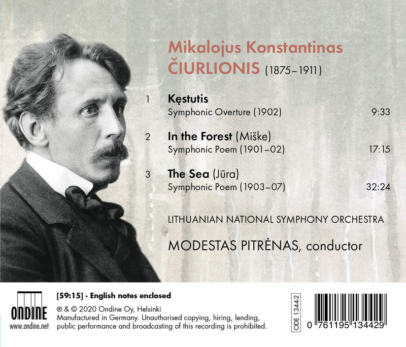 Ciurlionis: The Sea, In the Forest & Kestutis Overture / Pitrenas, Lithuanian National Symphony