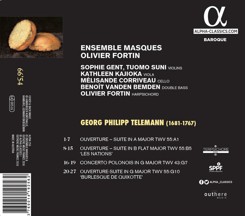 Le theatre musical de Telemann / Fortin, Ensemble Masques