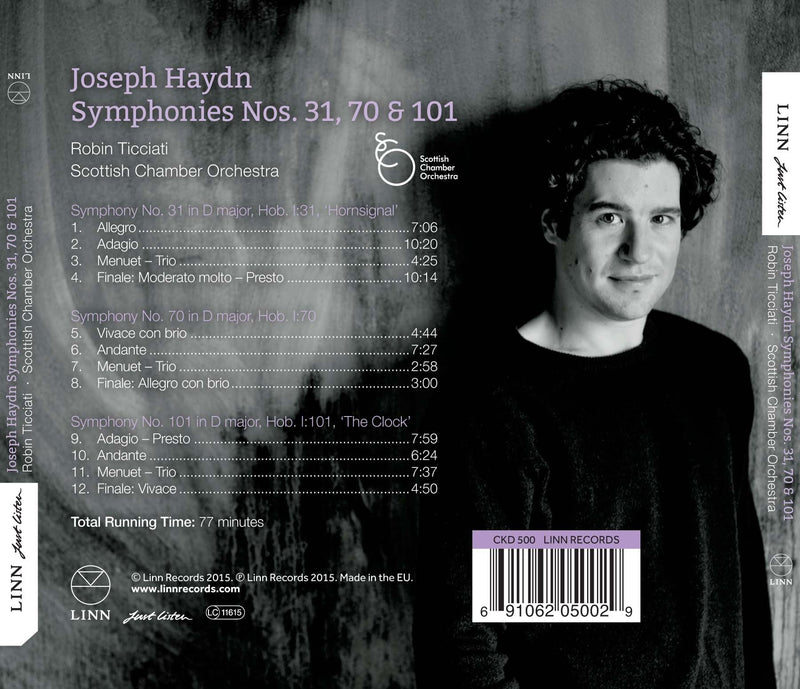Haydn: Symphonies Nos. 31, 70 & 101