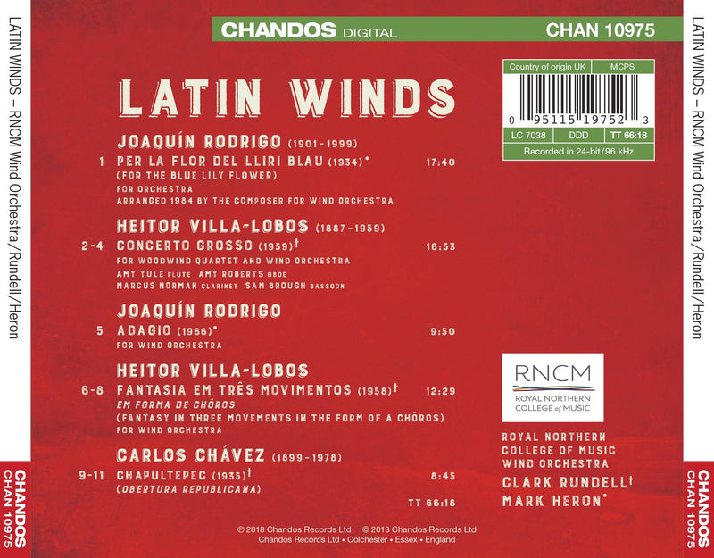 Latin Winds / Rundell, Heron / RNCM Wind Orchestra