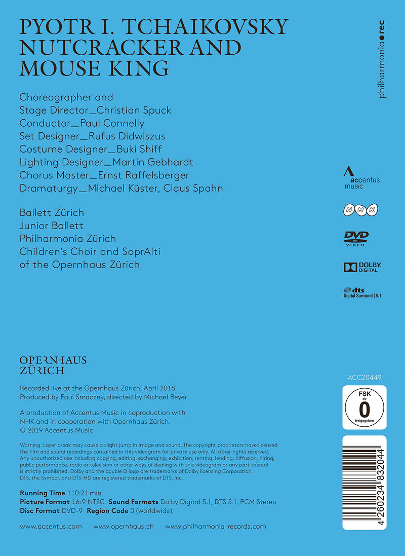 Tchaikovsky: Nutcracker & Mouse King / Spuck, Zurich Opera House