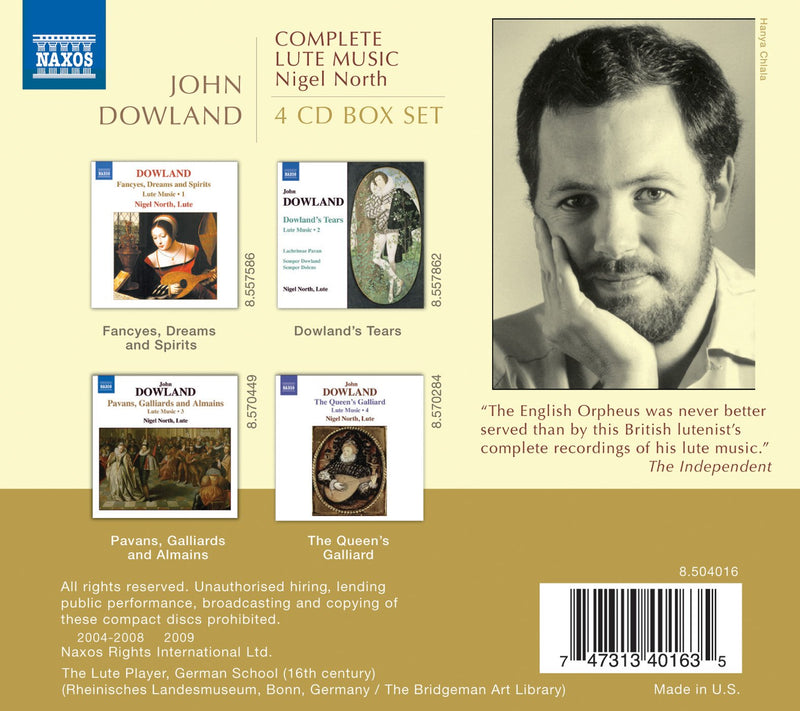 Dowland: Complete Lute Music / Nigel North