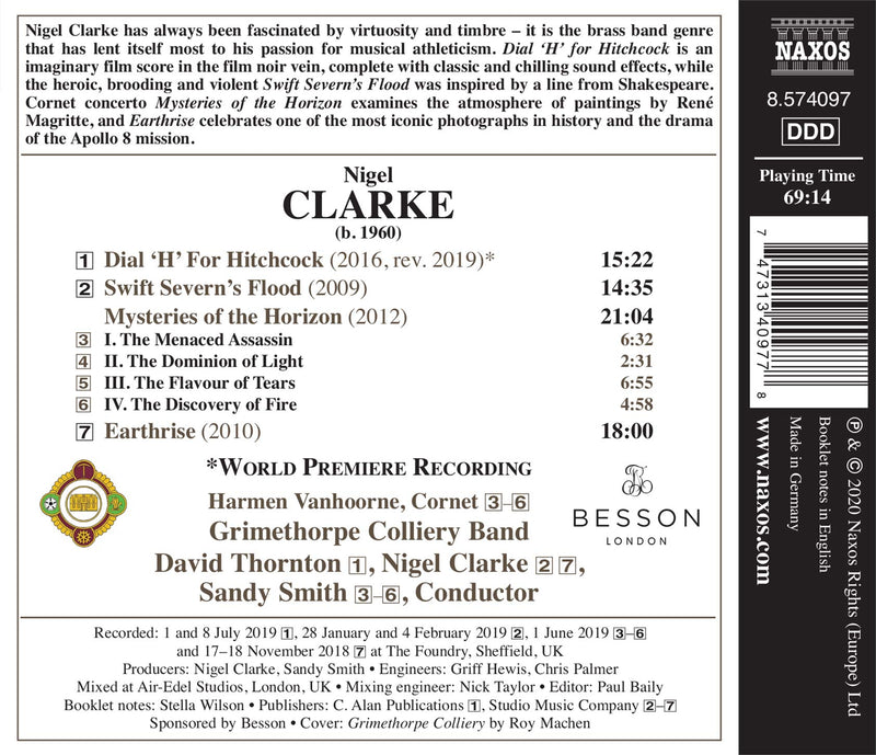 Clarke: Mysteries of the Horizon / Grimethorpe Colliery Band