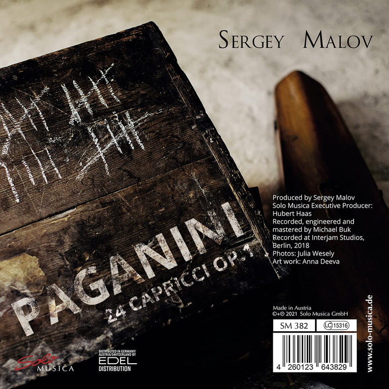 Paganini: 24 Capricci Op.1 / Malov