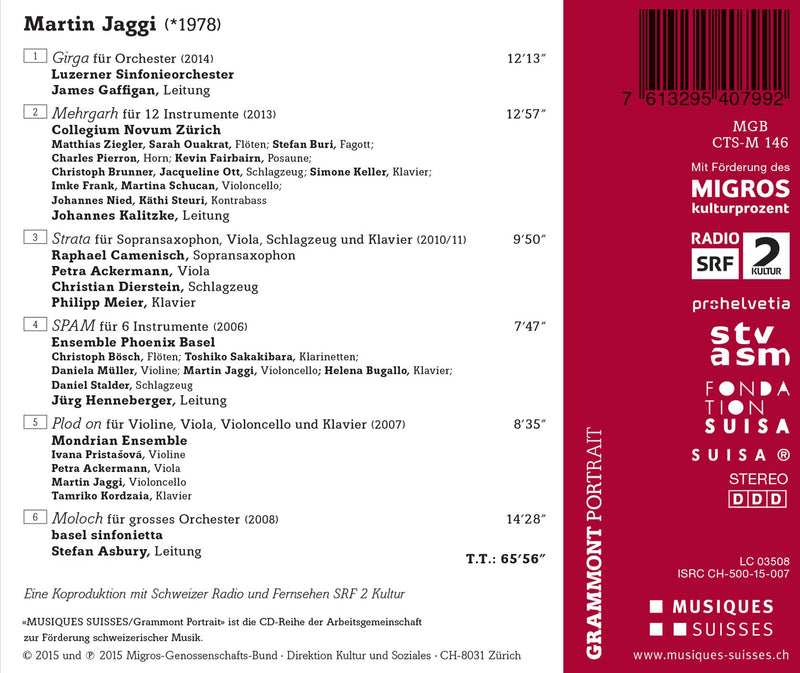 Composer Portrait: Martin Jaggi