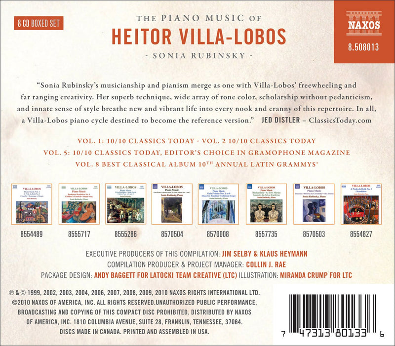 The Piano Music of Villa-Lobos / Rubinsky