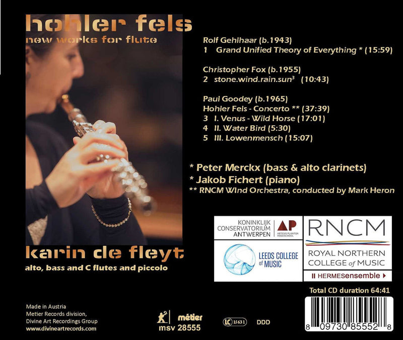 Hohler Fels: New Works for Flute