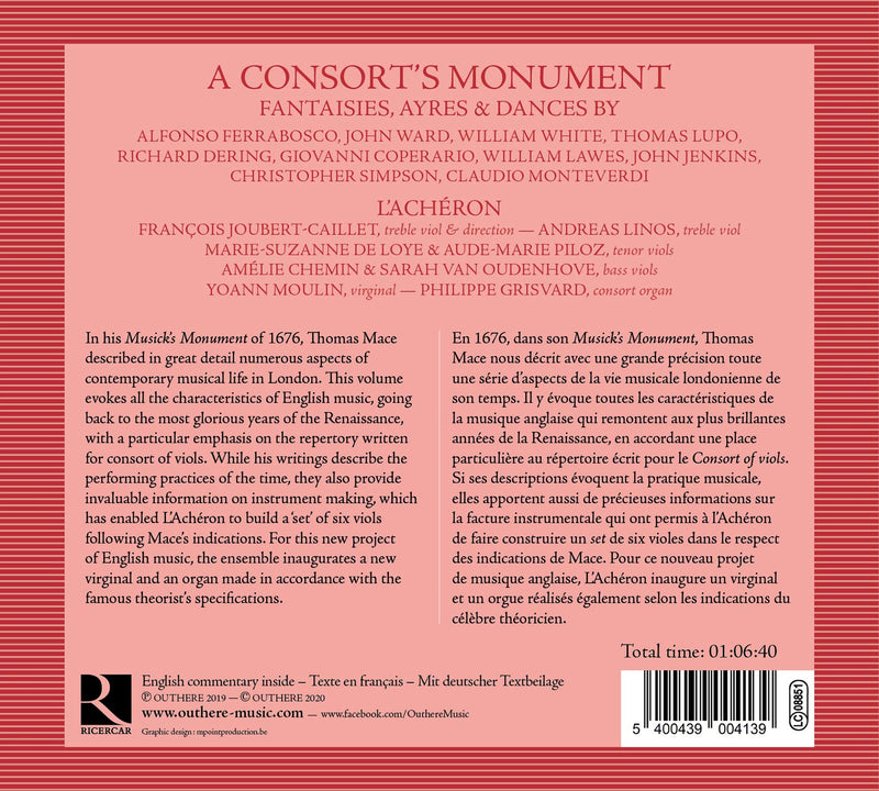 A Consort's Monument / Joubert-Caillet, L'Acheron