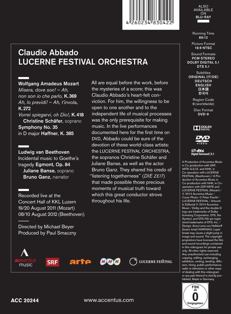 Claudio Abbado - Lucerne Festival Orchestra