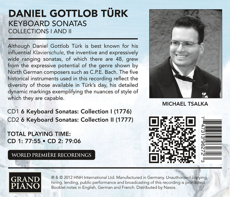 Turk: Keyboard Sonatas Collection 1 & 2