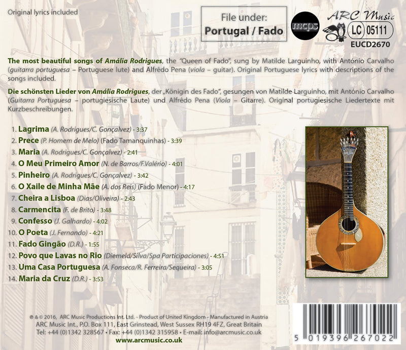 Best of Fado: Tribute to Amália Rodrigues