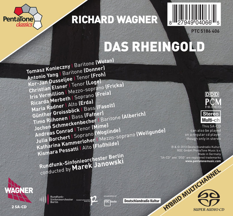 Wagner: Das Rheingold / Janowski, Konieczny, Conrad, Elsner, Vermillion