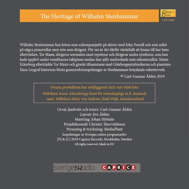 The Heritage of Wilhelm Stenhammar