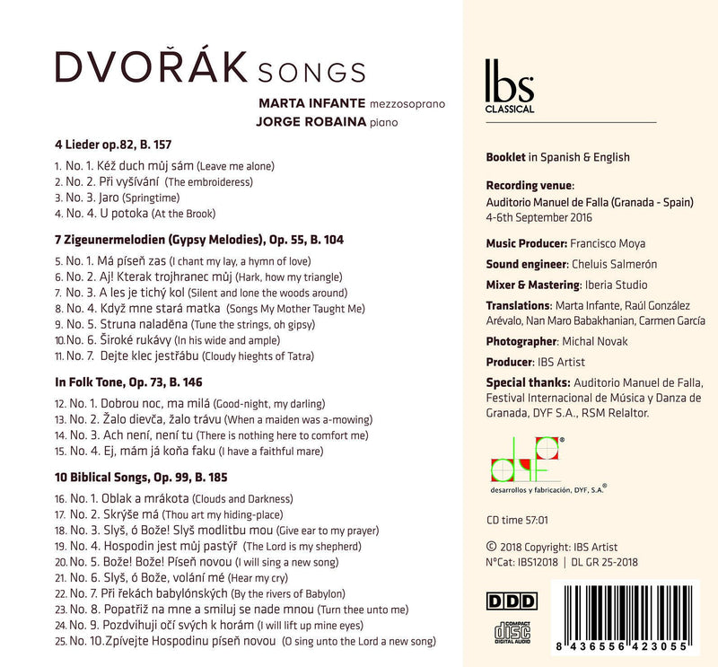 Dvorák: Songs