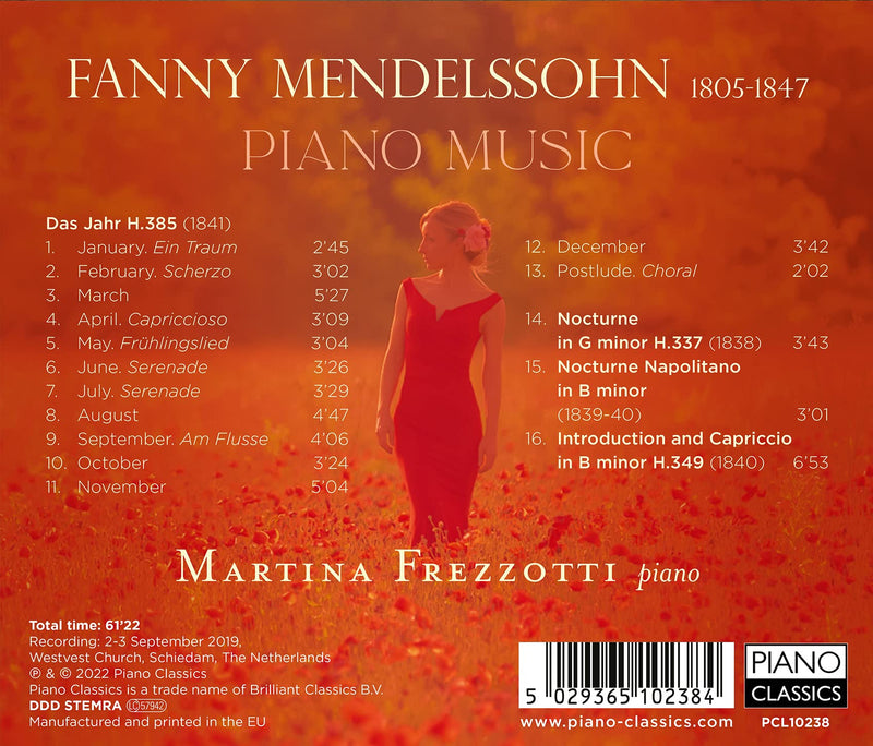 Mendelssohn Hensel: The Year, Nocturnes, Introduction & Capriccio / Frezzotti