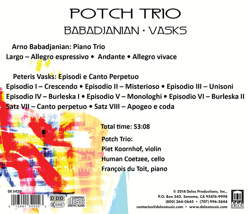 Babadjanian & Vasks: Trios