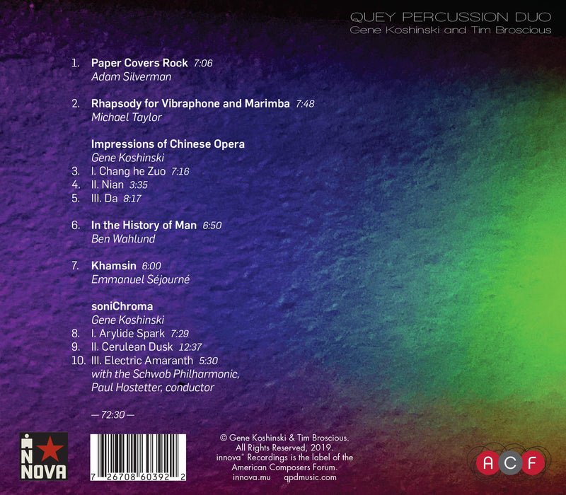 SoniChroma / Quey Percussion Duo