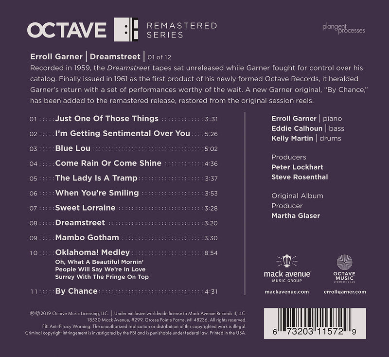 DREAMSTREET (OCTAVE REMASTERED SERIES)