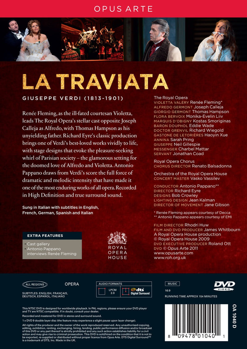 Verdi: La Traviata / Pappano, Fleming, Calleja, Hampson, Wade