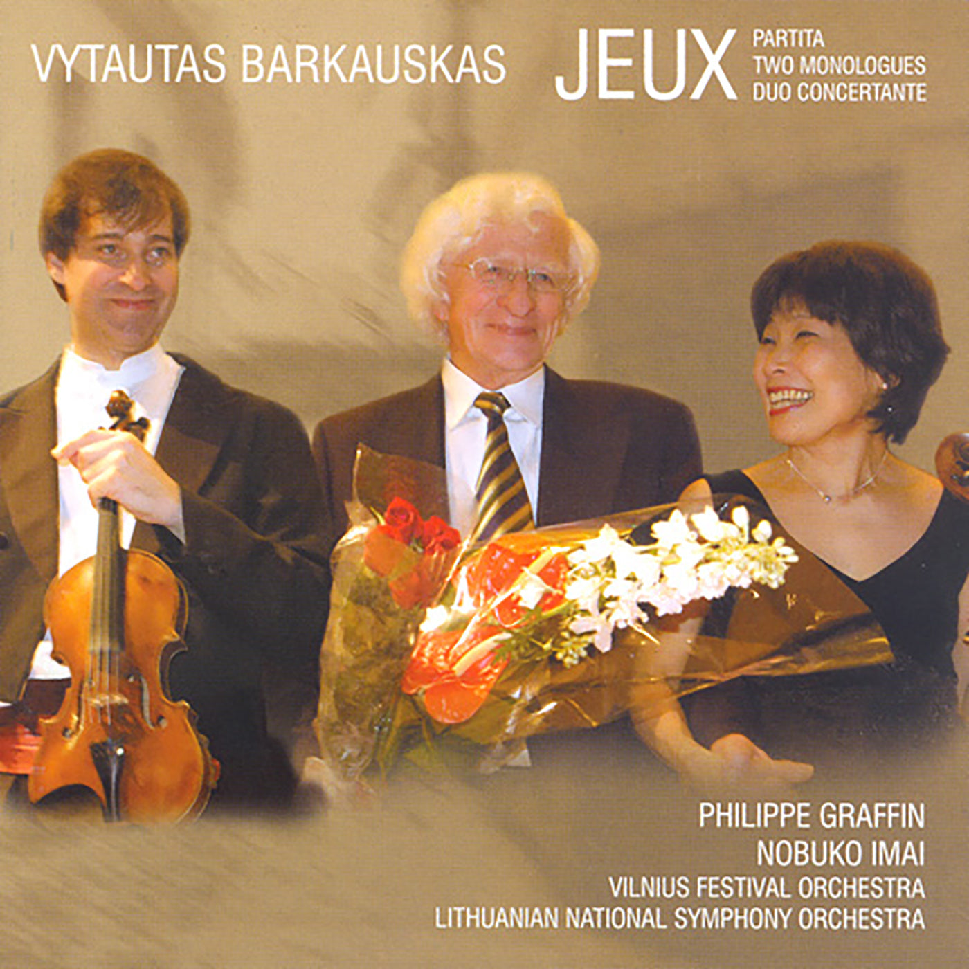 Barkauskas: Jeux; Partita etc. / Graffin, Imai, Vilnius Festival Orchestra, Lithuanian NSO