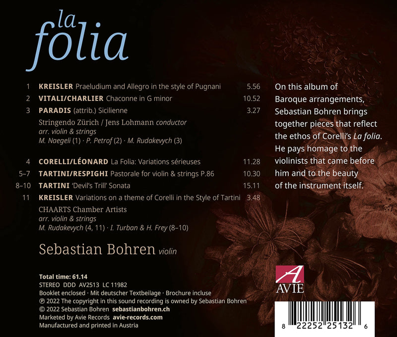 La Folia / Sebastian Bohren