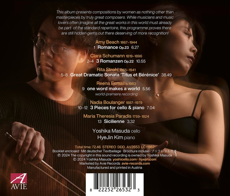 Hidden Flame - Music for Cello & Piano / Masuda, Kim