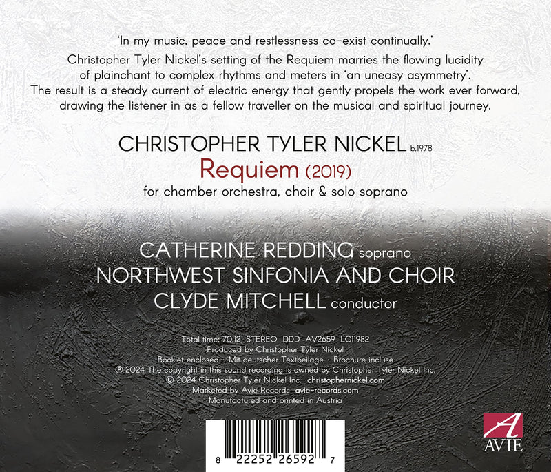 Nickel: Requiem / Mitchell, Northern Sinfonia