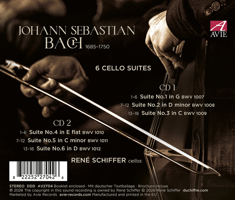 J.S. Bach: The Cello Suites / René Schiffer