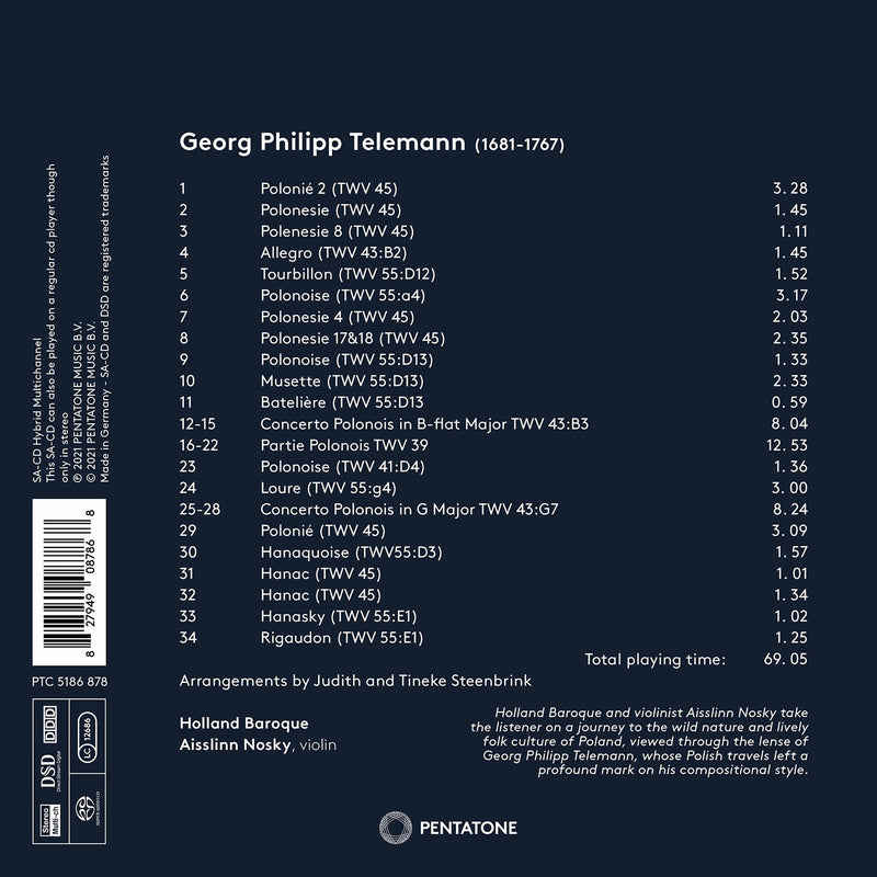 Telemann: Polonoise / Nosky, Holland Baroque
