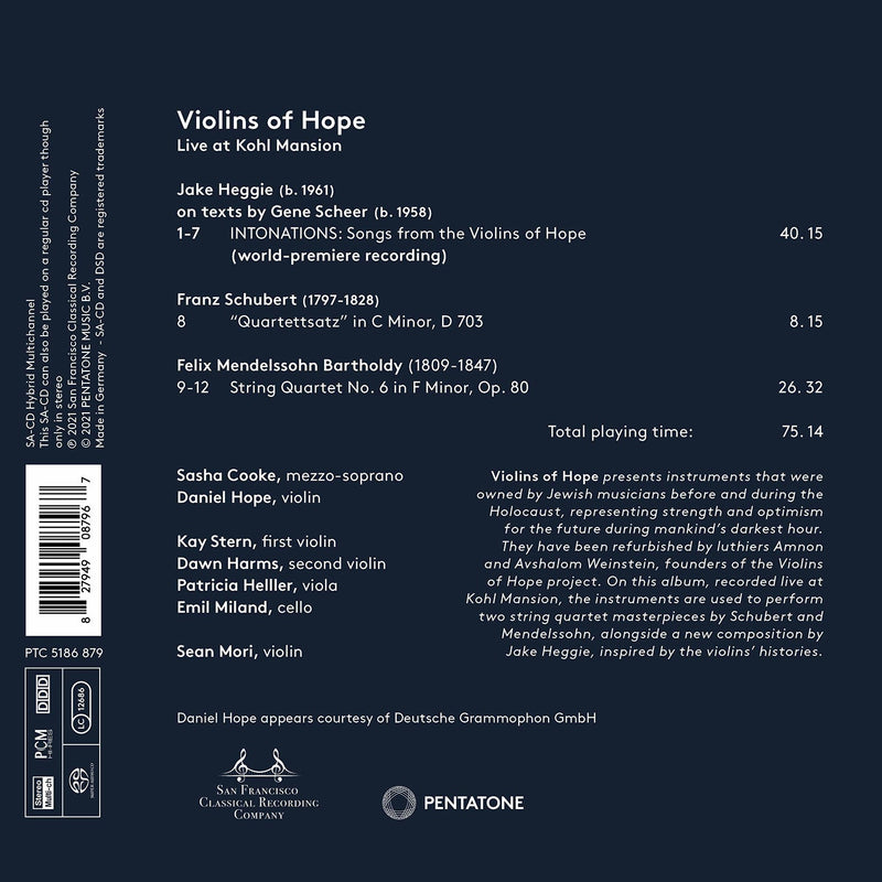 Violins of Hope - Heggie, Schubert & Mendelssohn