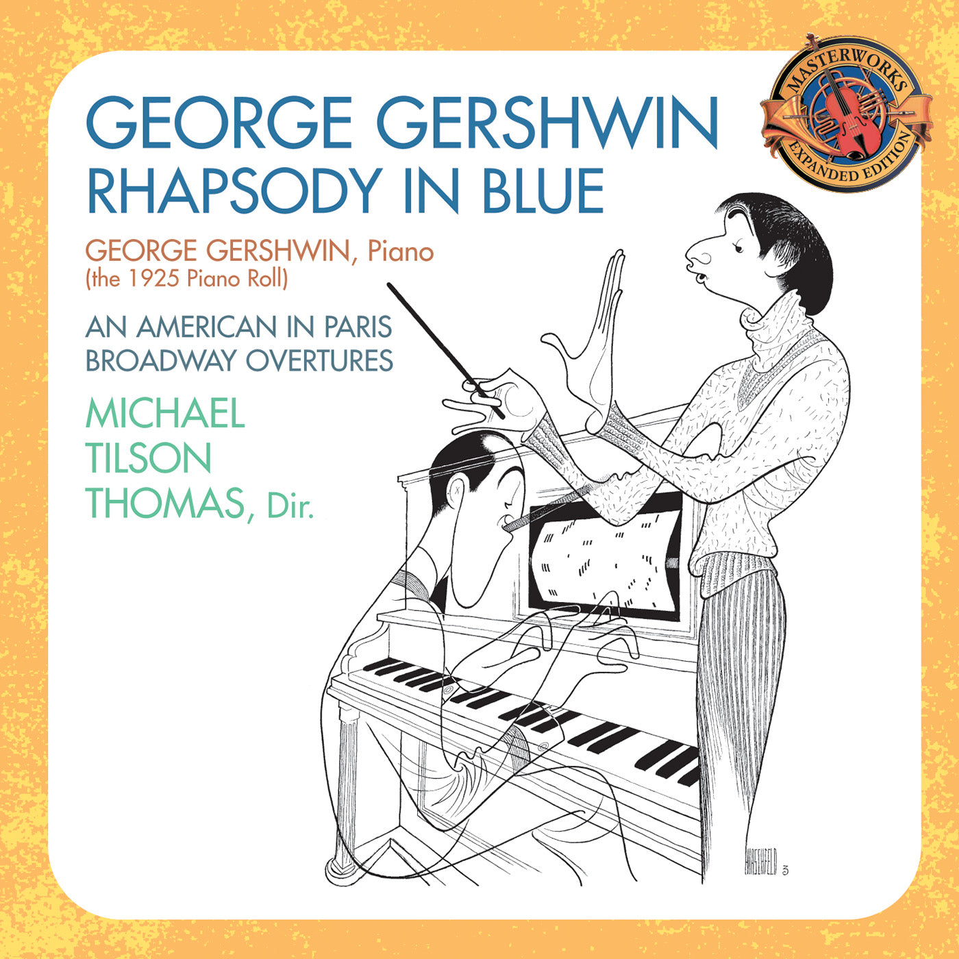 Gershwin: Rhapsody in Blue, An American in Paris, etc. / Gershwin, Tilson Thomas
