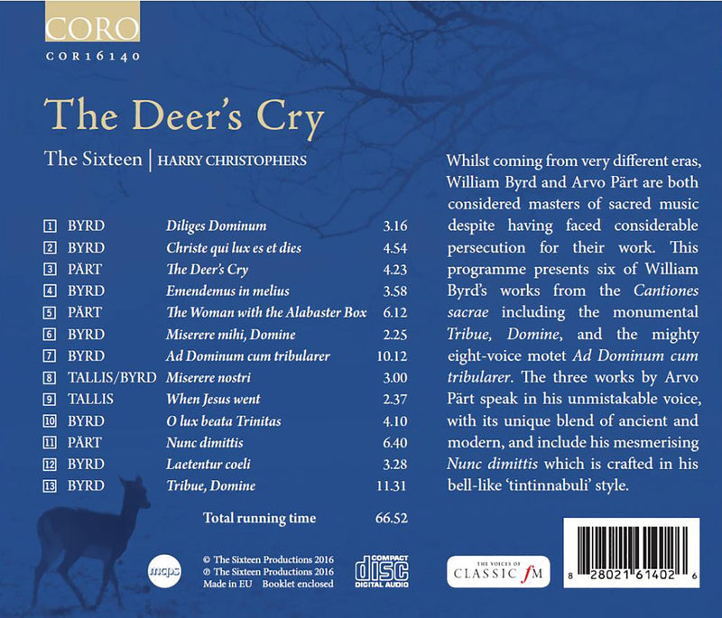 The Deer's Cry / Christophers, The Sixteen