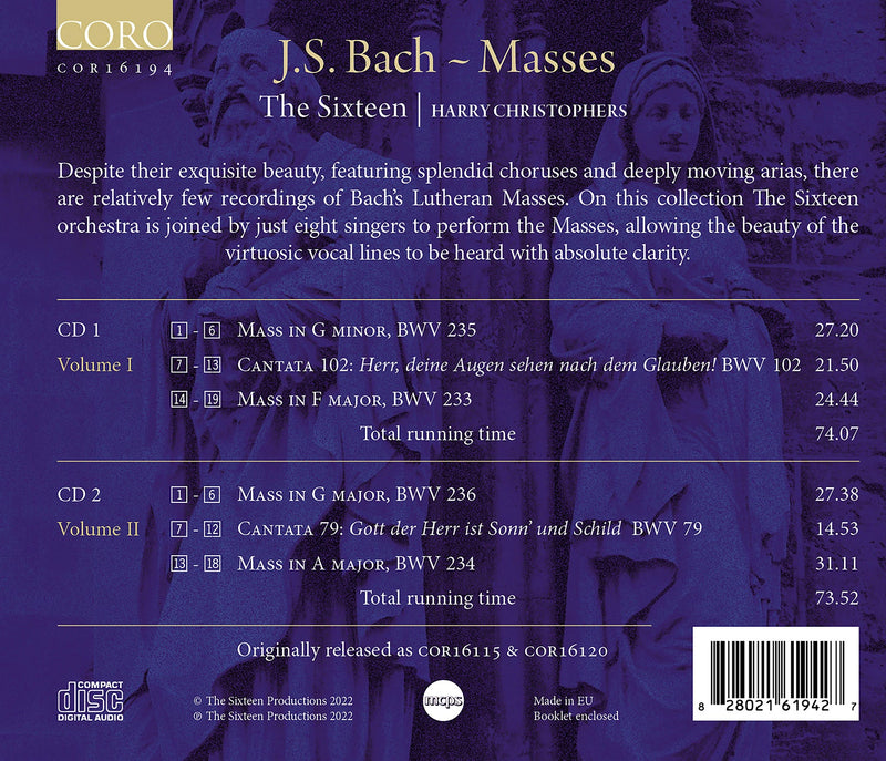 Bach: Masses / Christophers, The Sixteen