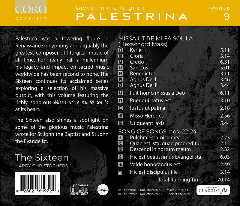 Palestrina: Vol. 9 / Christophers, The Sixteen
