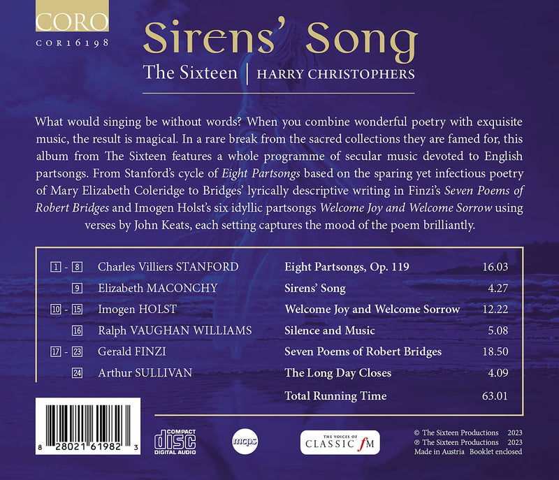 Sirens' Song / Christophers, The Sixteen