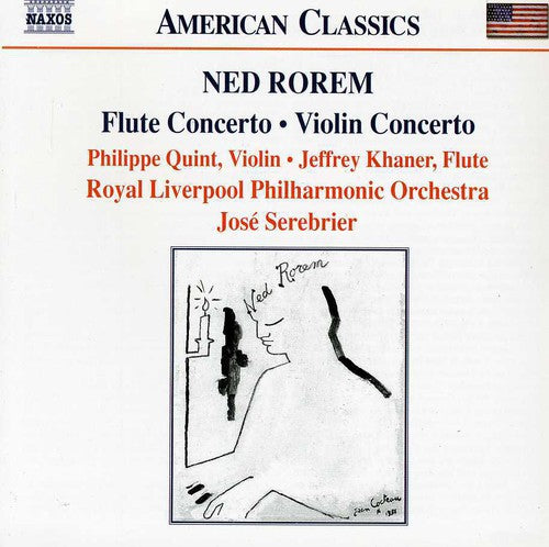 American Classics - Rorem: Flute Concerto, Etc / Serebrier