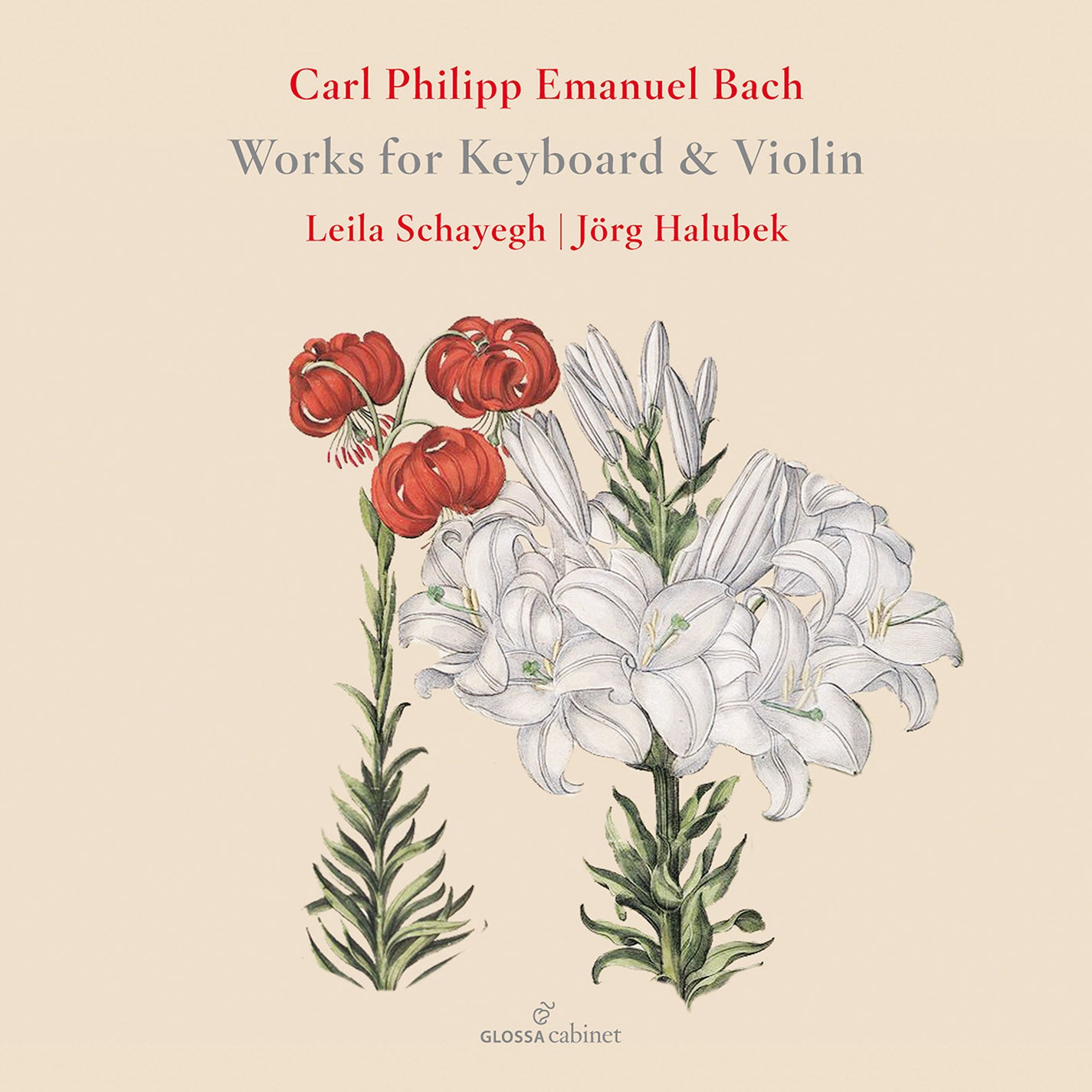 C.P.E. Bach: Works for Keyboard & Violin / Schayegh, Halubek