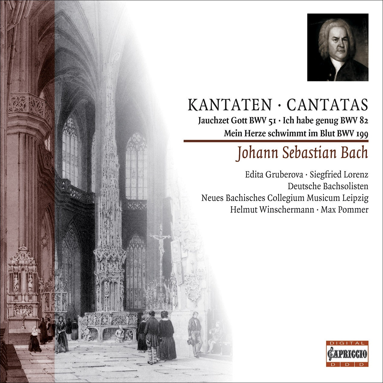 Bach: Cantatas BWV 51, 82 & 199 / Pommer, Lorenz, Gruberova et al.