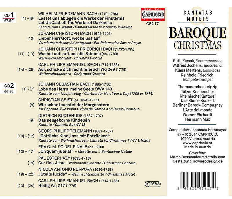 Baroque Christmas: Cantatas & Motets