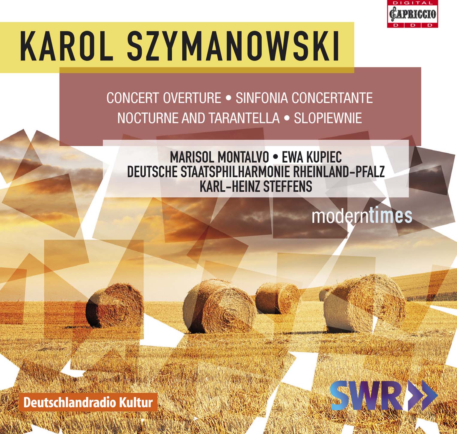 Szymanowski: Concert Overture, Sinfonia Concertante, etc. / Steffens, Deutsche Staatsphilharmonie