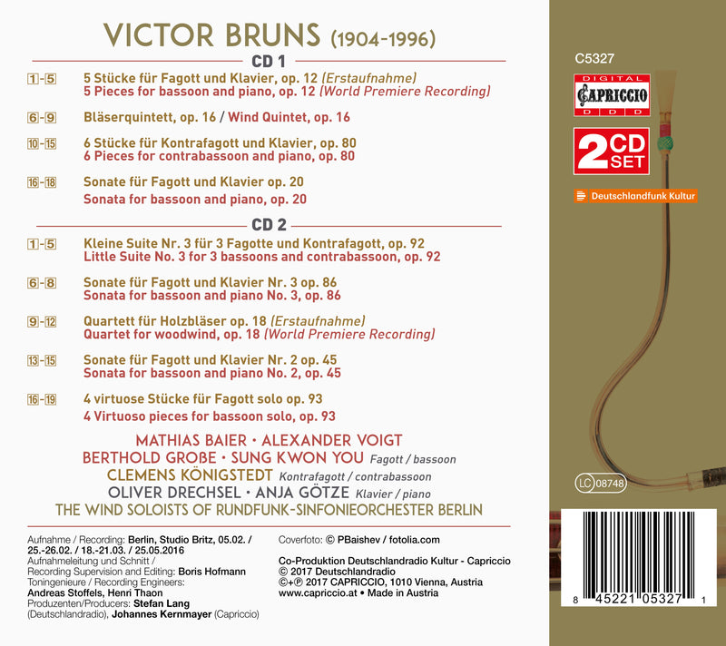Bruns: Chamber Music For Woodwinds