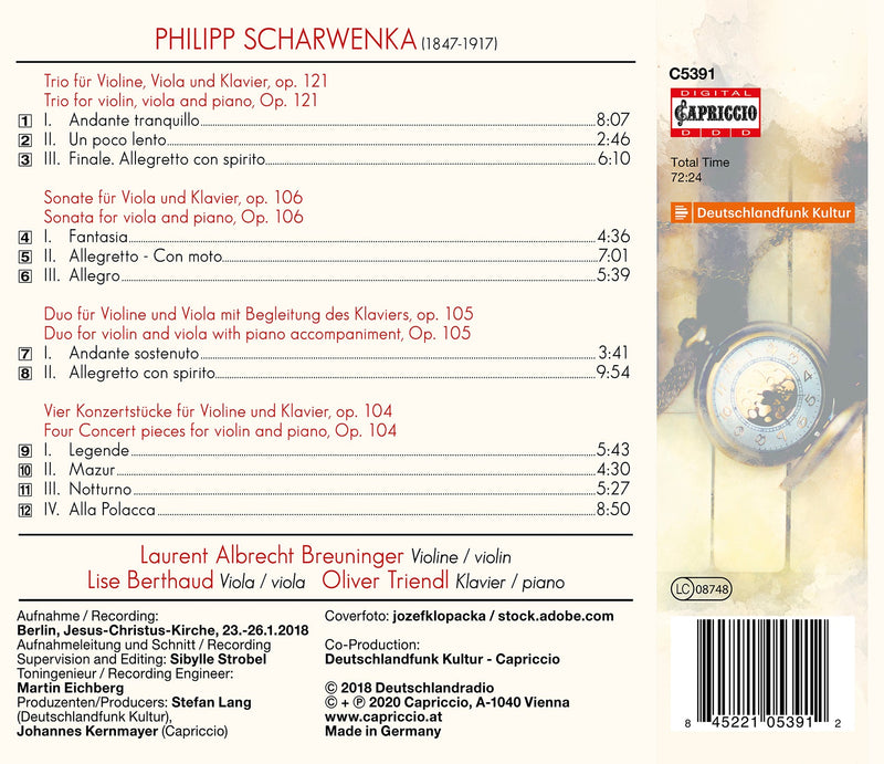 Schwarenka: Chamber Music / Triendl, Bertahud, Breuninger