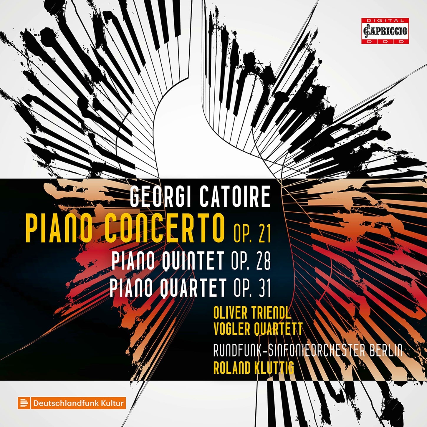 Catoire: Piano Concerto, Piano Quintet & Piano Quartet / Triendl, Vogler String Quartet, Berlin RSO