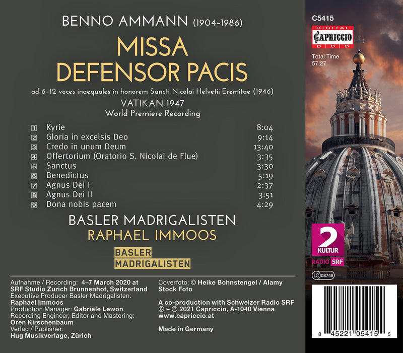 Ammann: Missa Defensor Pacis