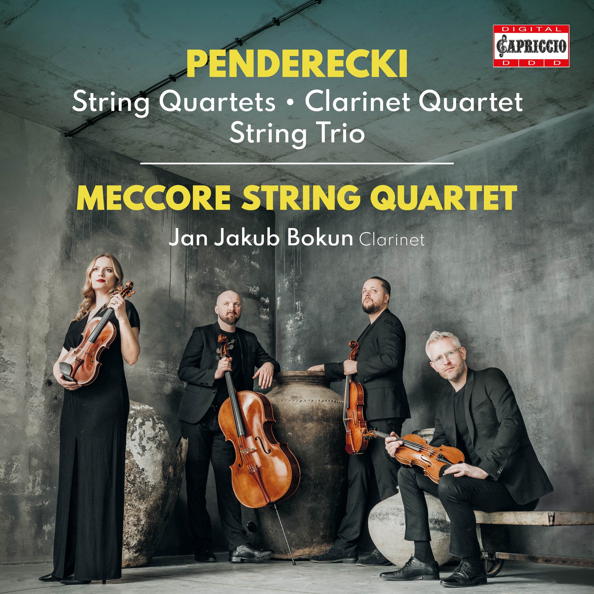 Penderecki: String Quartets; Clarinet Quartet; String Trio / Bokun, Meccore String Quartet
